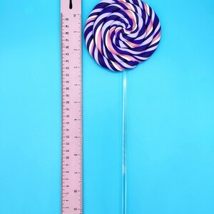 Single Purple Fake Lollipop Prop / Popular Photography Prop / Dog Party Must Have / Puppy 1st Birthday Party / Ready To Ship image 5