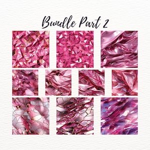 Pink Foil Seamless Patterns - 20 Luxury Digital Papers, Instant ...