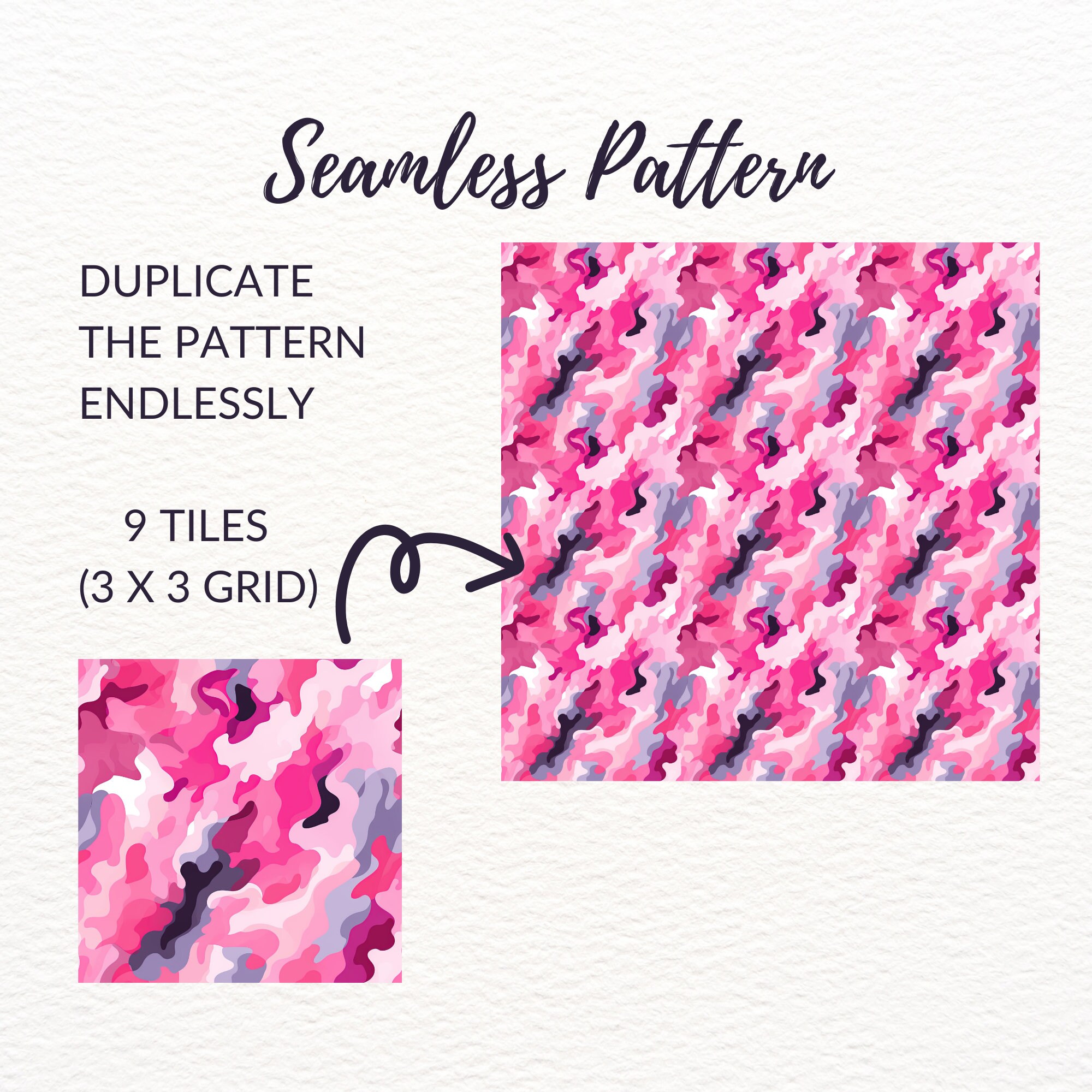 Camouflage Seamless Pattern 20 Digital Paper, Military Camo Background ...