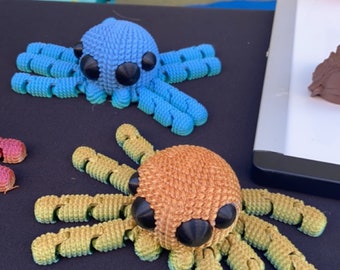 Crocheted Spider Articulated Flexis