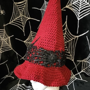 Crochet Fantasy Witch Hat
