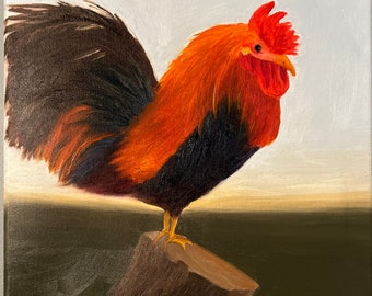 Rooster Painting