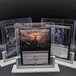 Card Display Stand for Toploader Sleeves (1, 3, and 5 packs)