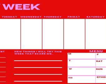 Weekly Calendar