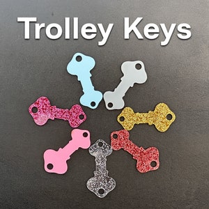 The Original Trolley Key - Trolley Token - Comes Out Straight Away - Money Back Guarantee - Buy 10 For Free Shipping - 5 New Colours Added