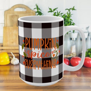 Fall Mug, Autumn Mug, 15 oz Coffee Mug, Pumpkin Mug, Fall Home, Fall Decor, Pumpkin Spice, Seasonal Mugs, Fall Coffee Mug, Thanksgiving Mug