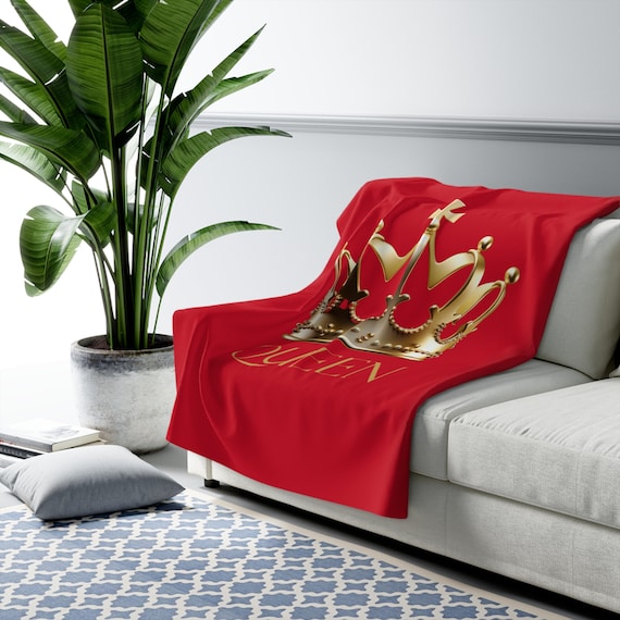Dark red blanket sales