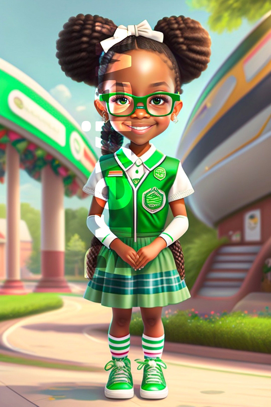 Smarty Pants Green Uniform Etsy