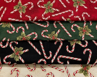 OOP Elizabeth Brownd for Robert Kaufman "Holly Jolly" Fabric Collection