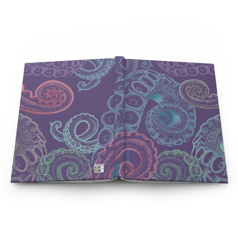 Octopus Writing Journal, Kraken Tentacle Notebook, Sea Life I Love ...