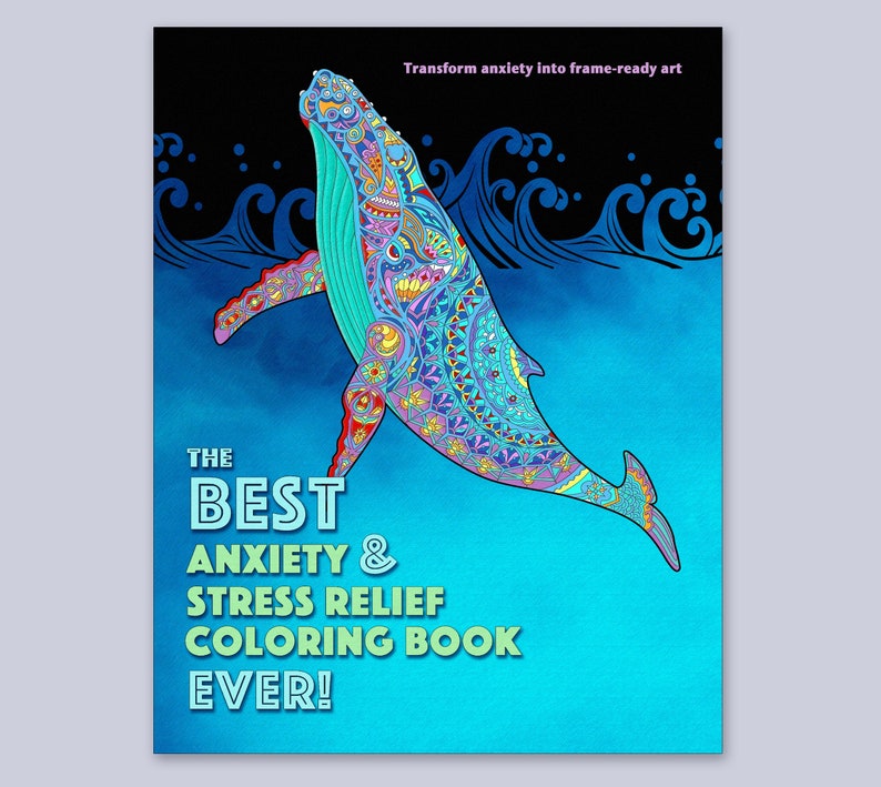 100 Ocean Animals Adult Coloring Book - Spiral Bound, Stress Relief, Fun Facts, Sea Life Designs For Women & Men - View #7