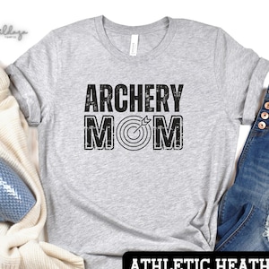 Archery Mom T-Shirt, Mom of Archer Shirt, Mother&#39;s Day Gift, Gift For Mom, Bullseye Target Graphic Tee, Funny Mom Shirt, Unique Archery Gift