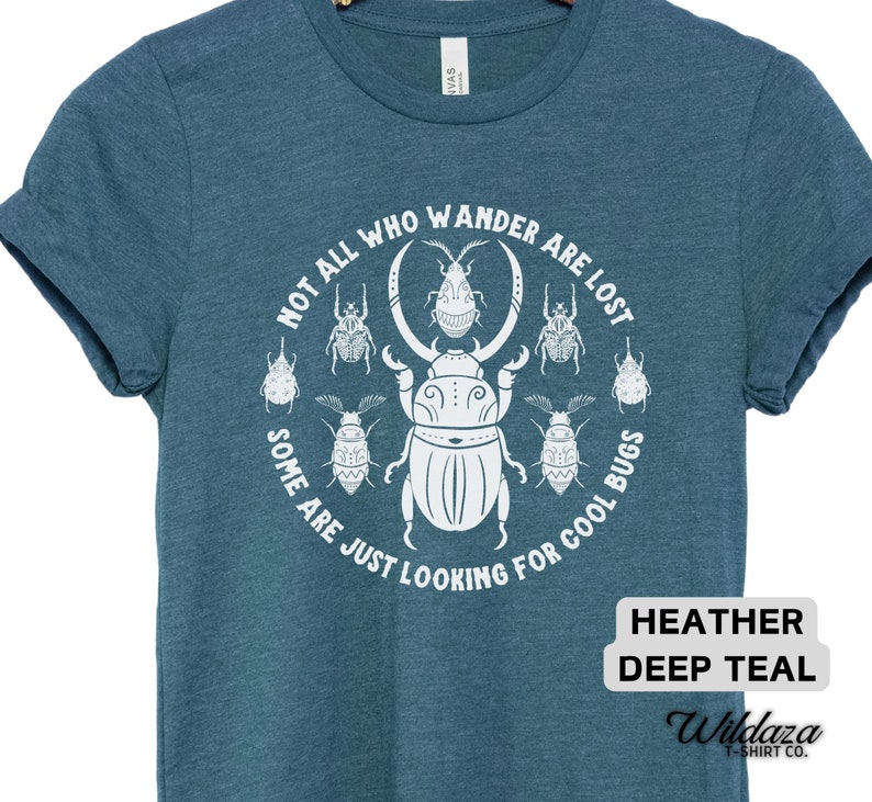 Not All Who Wander Are Lost Vintage Insect T-shirt for Bug Lovers and ...