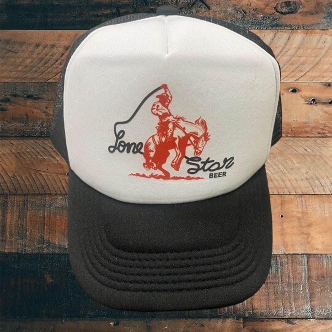 Lone Star Beer Hat Beer Hat Beer Logo Hat Lone Star Hat Etsy