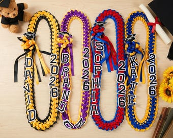 Guirnalda de graduación personalizada 2026 con nombre y año, regalo de graduación para hijo, guirnalda de cinta personalizada, regalo de graduación para hija