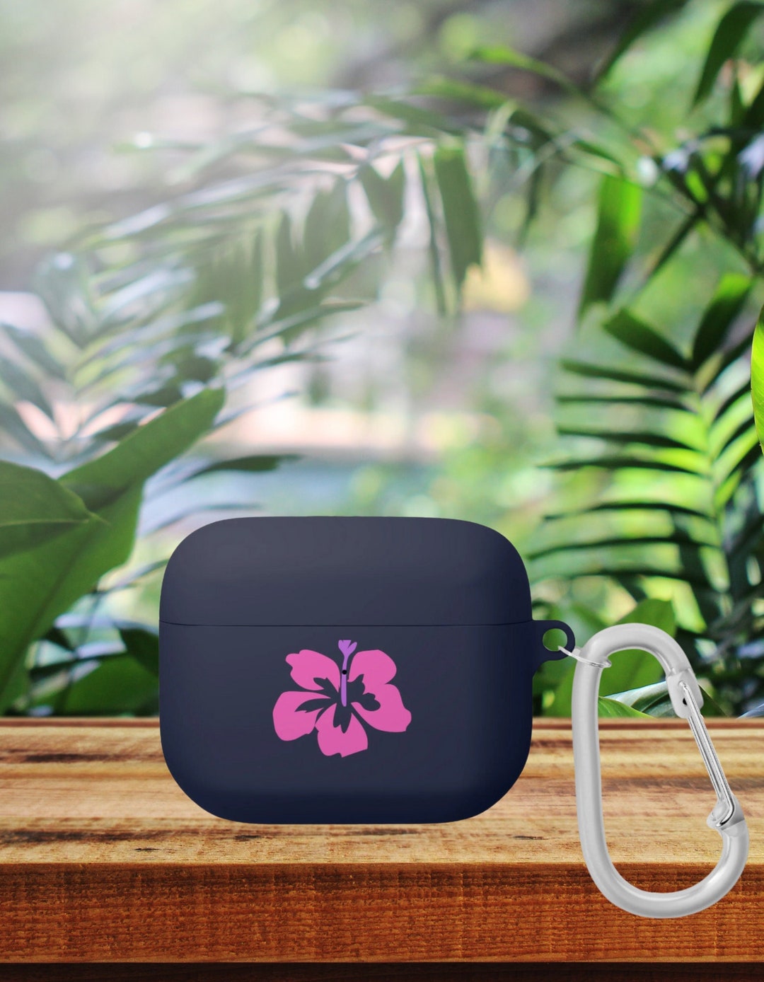 Rubber Hibiscus Airpods and Airpods Pro Case Cover Etsy