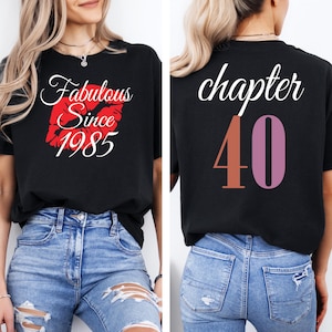 1985 Vintage Birthday Shirt, Vintage 40th Birthday Year Number Shirt, Gift For Mom 40th Bday T-Shirt, Vintage Birthday gift shirt, Q56