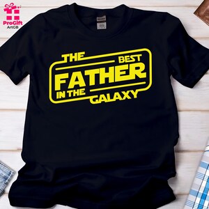 Best Father Shirt, The Best Dad in the Galaxy Tshirt, Dad Birthday Tee, Daddy 2025 Tshirt, Birthday Gifts, Men&#39;s Shirts, Dad Shirts, 3657