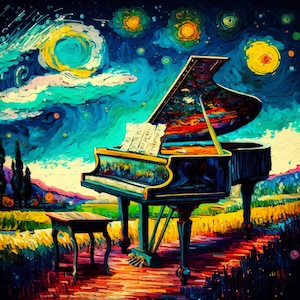 Piano, Piano Art, Piano Digital Art, Music, Instruments, Musical Instrument, Music Art, Music Digital Art, Wall Art, Digital Wall Art,