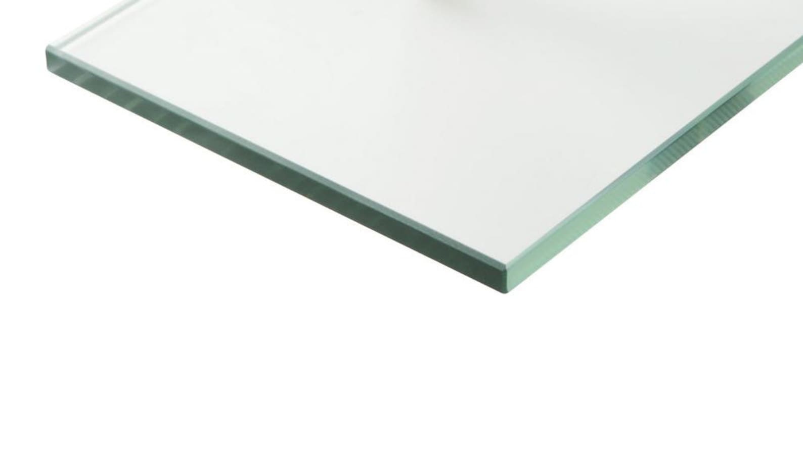 Glass Shelves Only Clear Tempered Glass With Polished Flat Edges