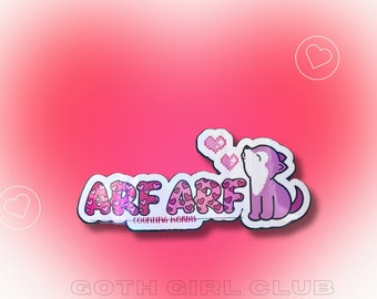 Knocked Loose Lyric Holographic Stickers- Arf Arf, Counting Worms, A Serpents Touch All My Friends, Hardcore cute sticker