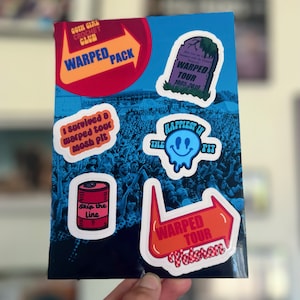 Warped Tour Sticker Sheet
