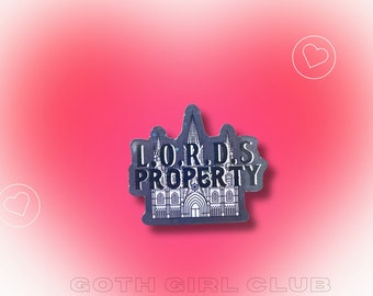 L.O.R.D.S Property Cathedral Sticker - The Ritual Series Sticker-  Ryat, Sin, and Tyson- Dark Romance, Spicy Books, Smut
