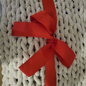 Cozy Chunky Knitted Blanket