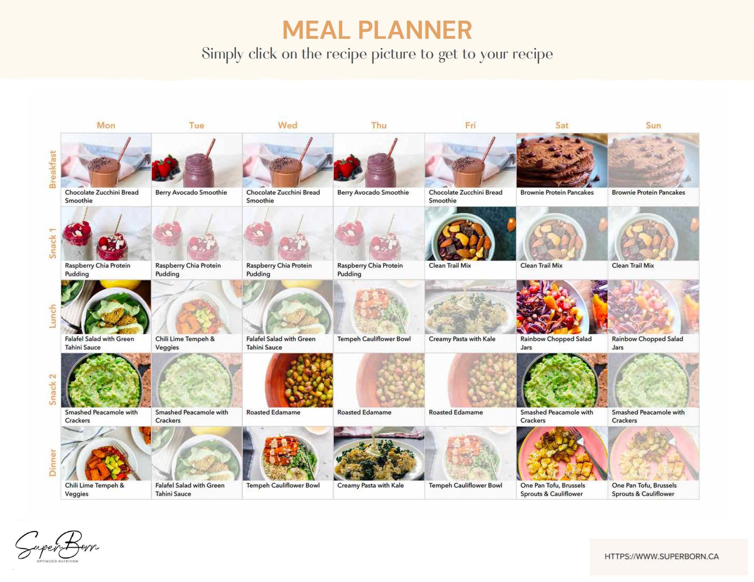 7 Day Menopause Plant-based Meal Plan (with Prep Guide), Hormone ...