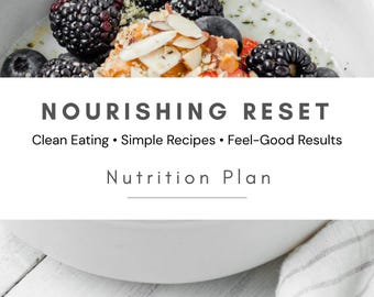 6-Day Gentle Detox Meal Plan | Whole-Food Reset, Clean Eating, Digestive Support, Easy Recipes, Gluten-Free