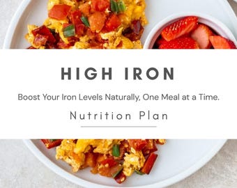 Iron-Boosting Meal Plan | High-Iron Recipes + Vitamin C Pairings | Improve Absorption Naturally