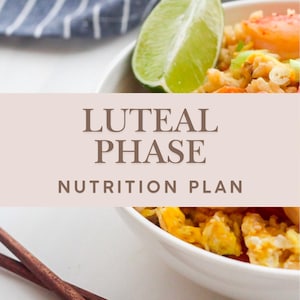 Lutealphase Ernährungsplan, Zyklen Personalisierung Unterstützung (Digitaler Download)