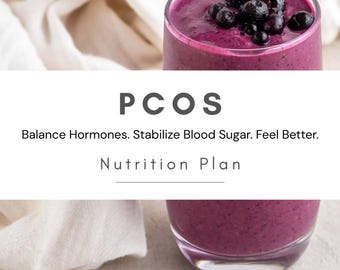 21 Day PCOS Meal Plan, Hormonal Balance, Anti-Inflammatory (Digital Download and online access)
