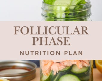 Follicular Phase Nutrition Meal Plan, Hormone Balance, Gluten & Dairy-Free (Digital)