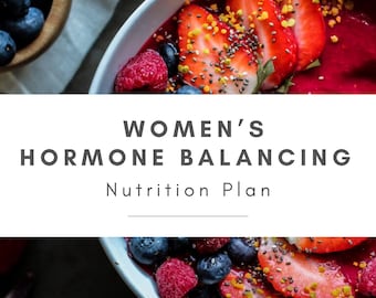7-Day Hormone Balance Meal Plan, Dairy & Soy-Free Recipes (Digital Download)