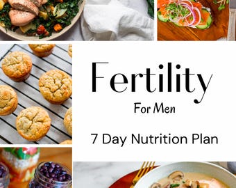 7-Day Men’s Fertility Meal Plan | Boost Sperm Health, Motility & Count | Male Reproductive Nutrition Program