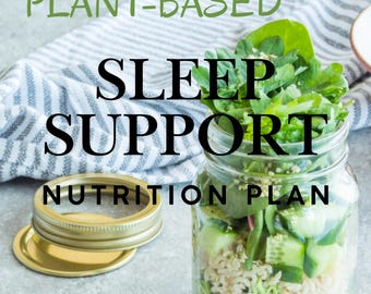 7-Day Vegan Meal Plan for Sleep Support (Printable PDF)