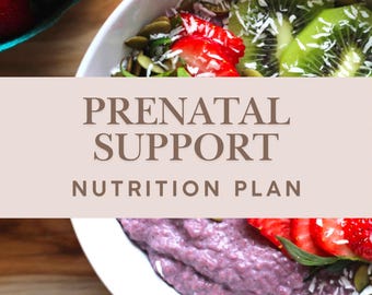 7-Day Prenatal Nutrition Meal Plan, Healthy Pregnancy Diet (Digital Download)