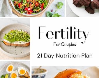21 Day Fertility Meal Plan, Couples Nutrition (Digital Download)