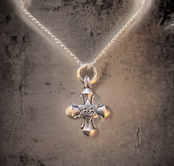 Collectable Rock Star Baby Sterling Silver Cross Necklace by Tico Torres of Bon Jovi