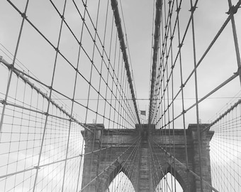 New York City-Brooklyn Bridge Print