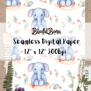 Cute Animals Digital Paper Bundle for Animal Theamed Pattern of Animals Paper for Srapbooking Paper Animals Scrapbooking Animals Paper image 3