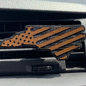 States with American flag car vent essential oil diffuser, car vent diffuser, essential oil diffuser, caroma therapy, essential oil