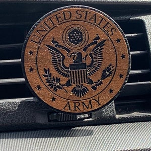 Military Branch car vent essential oil diffuser, car vent diffuser, essential oil diffuser, caroma therapy, essential oil