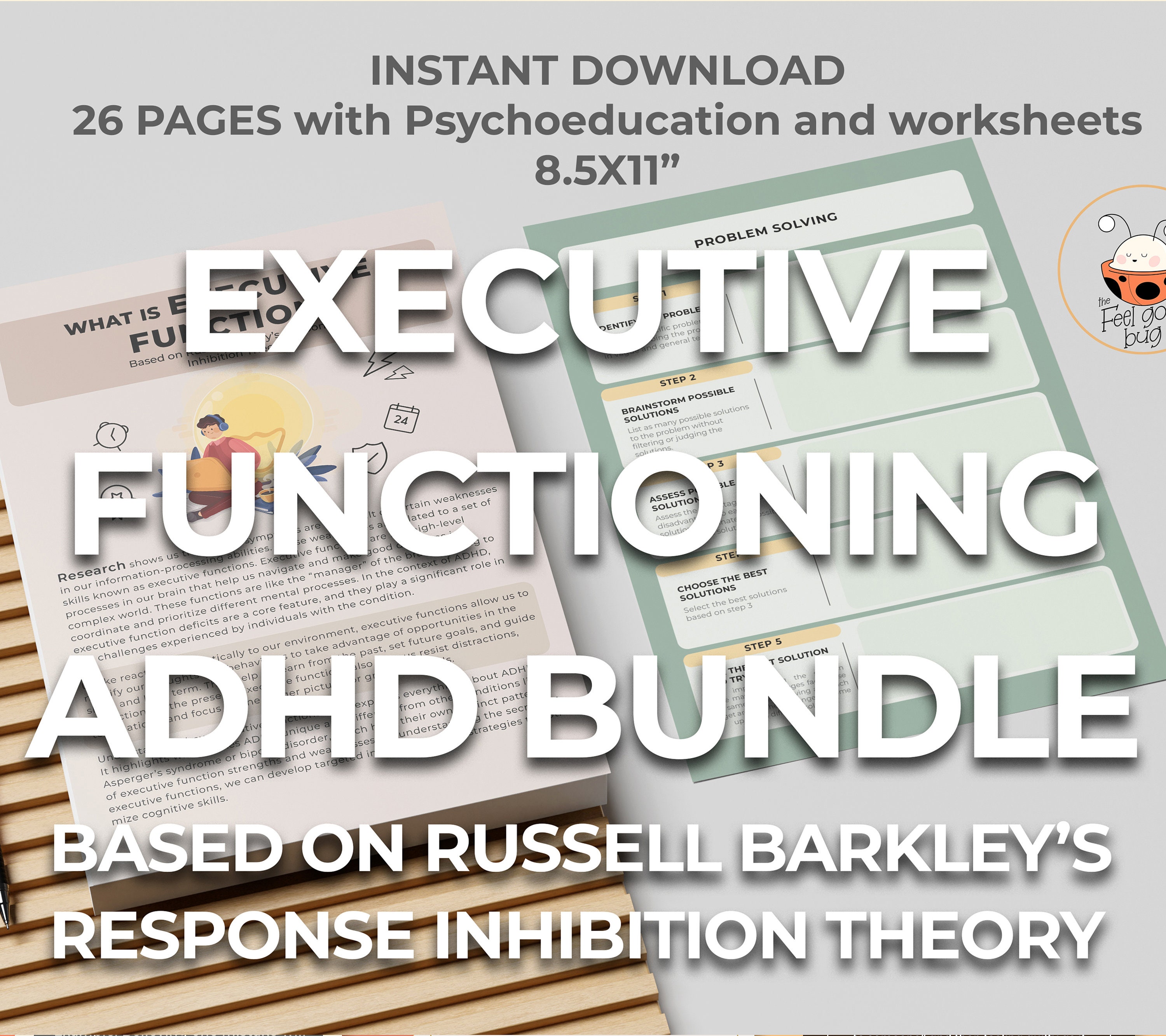Executive Functioning Worksheets Hyperfocus Pyramid ADHD - Etsy