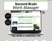 2026 Minimal Notion Second Brain | Productivity Dashboard | Project Task Manager Template