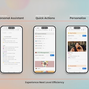 K&ouml;nnte beinhalten: Ein Screenshot einer mobilen App, die ein Dashboard mit einer Liste von Aufgaben, Projekten und Erinnerungen zeigt. Die App soll Benutzern helfen, ihre Zeit und Aufgaben effektiver zu verwalten. Die App hat eine saubere und moderne Oberfl&auml;che mit Fokus auf Einfachheit und Benutzerfreundlichkeit.