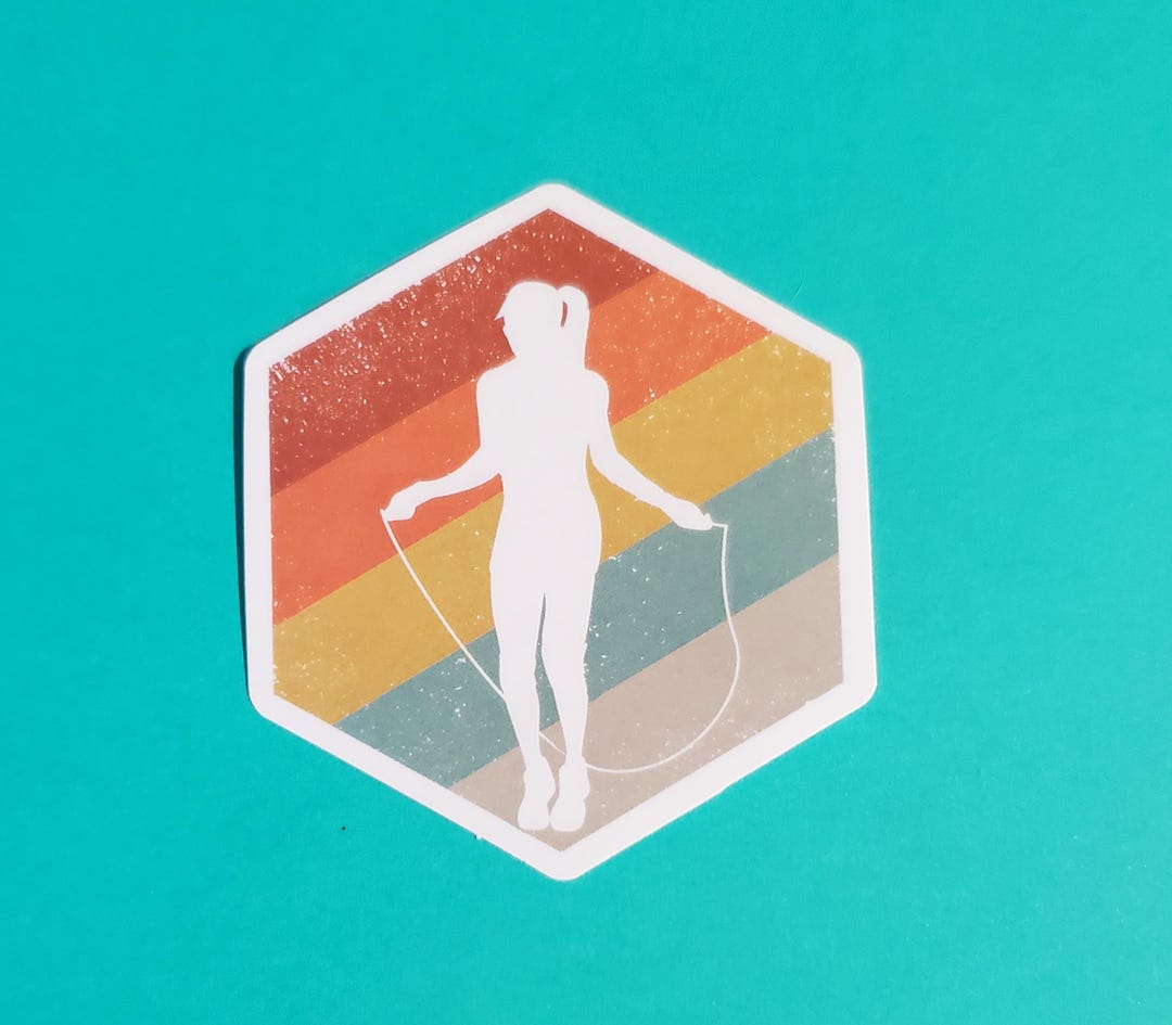 Jump Rope Waterproof Vinyl Sticker - Etsy