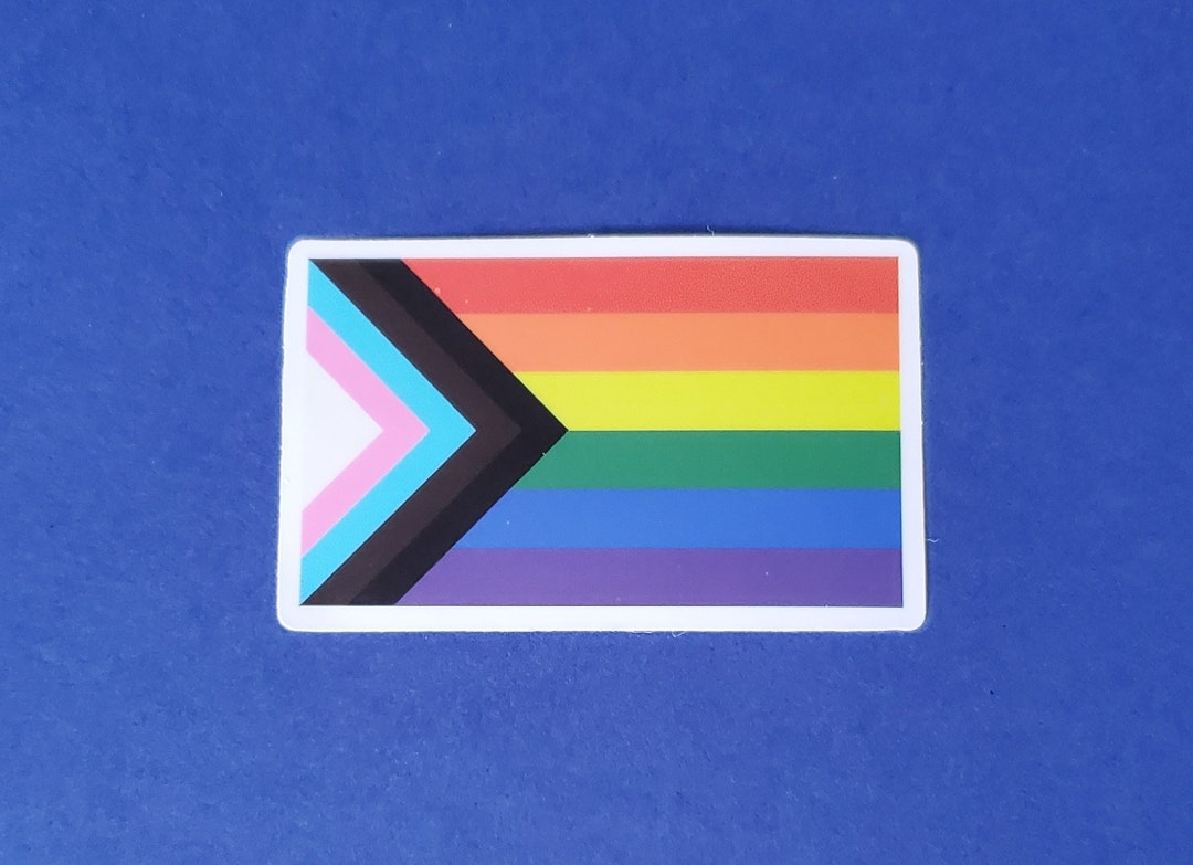 Pride Flag Waterproof Vinyl Sticker FREE SHIPPING Within Canada - Etsy