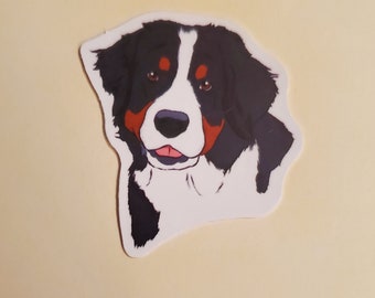 Bermese mountain dog waterproof sticker FREE SHIPPING within Canada